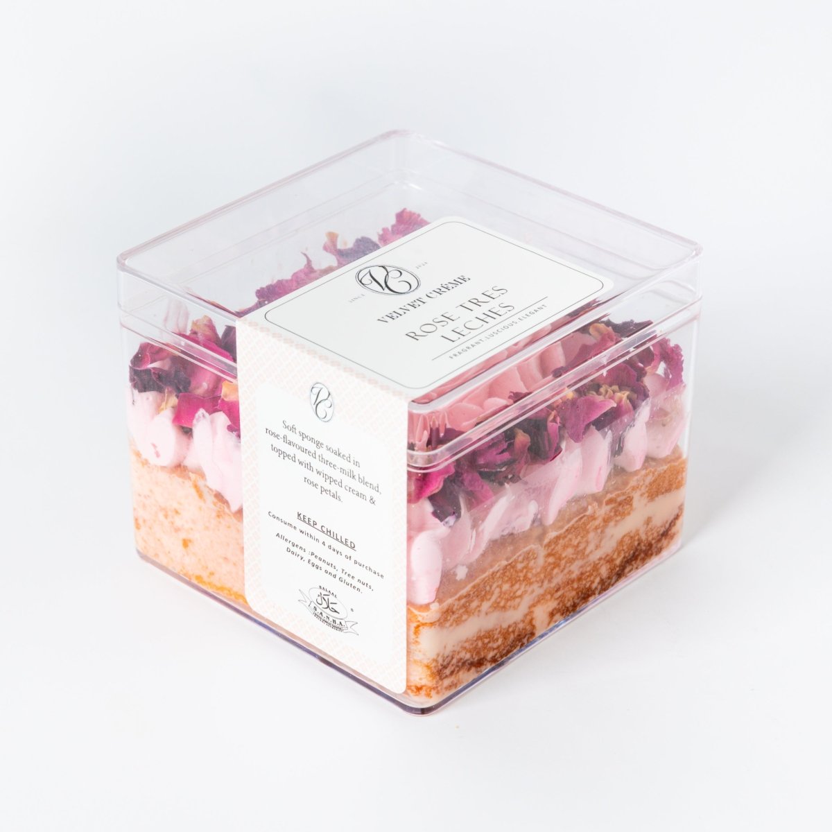 Rose Tres Leches 6's - Velvet Creme